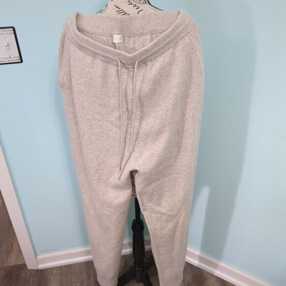 Poetry knitted cashmere trousers pants elastic waist 10 casual comfy jog…